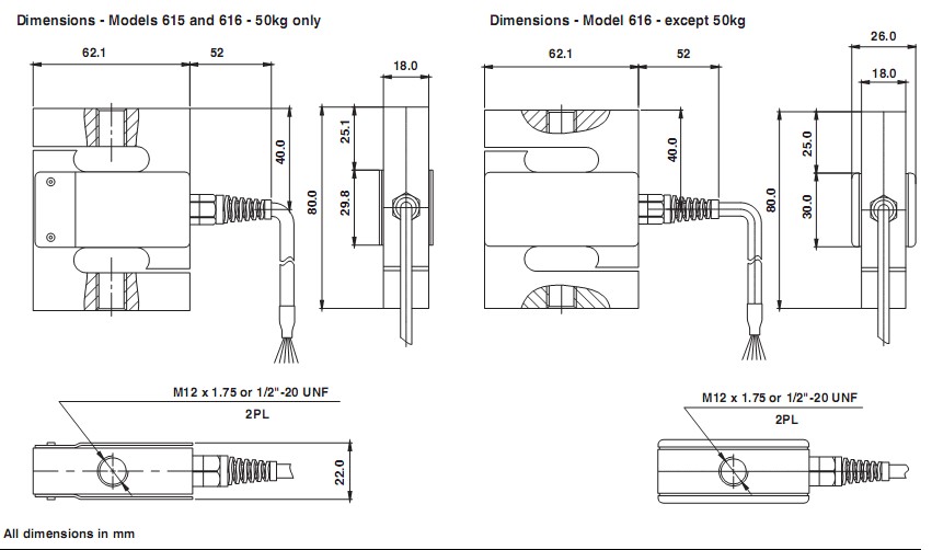 616-50kg Loadcells